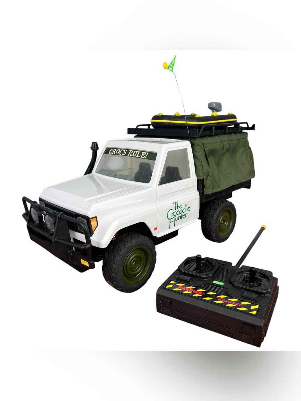 Vintage Radio Shack Crocodile Hunter Steve Irwin Outback RC Truck Tested/Works